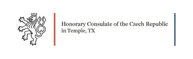 Logo of Honorary Consulate of the Czech Republic in Temple
